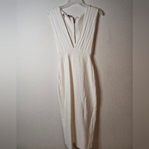 House of CB Ivory Backless Dress